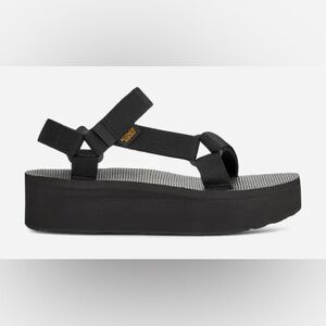 NEW Teva Flatform Universal Women’s Size 10 Black Chunky Sandals